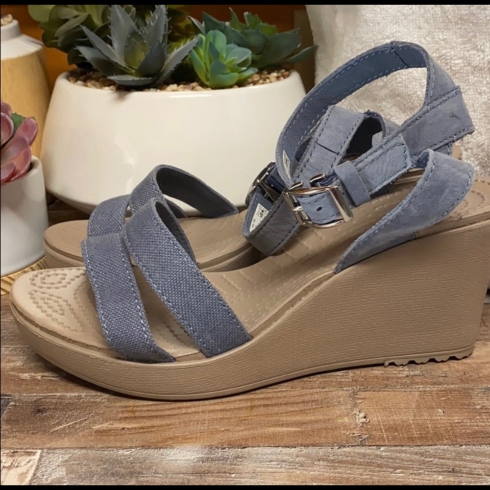 Crocs Wedges size 7